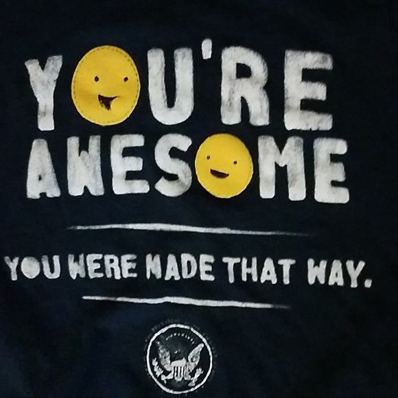 Kid President Child's Navy Short Sleeve Shirt. - Picture 2 of 4